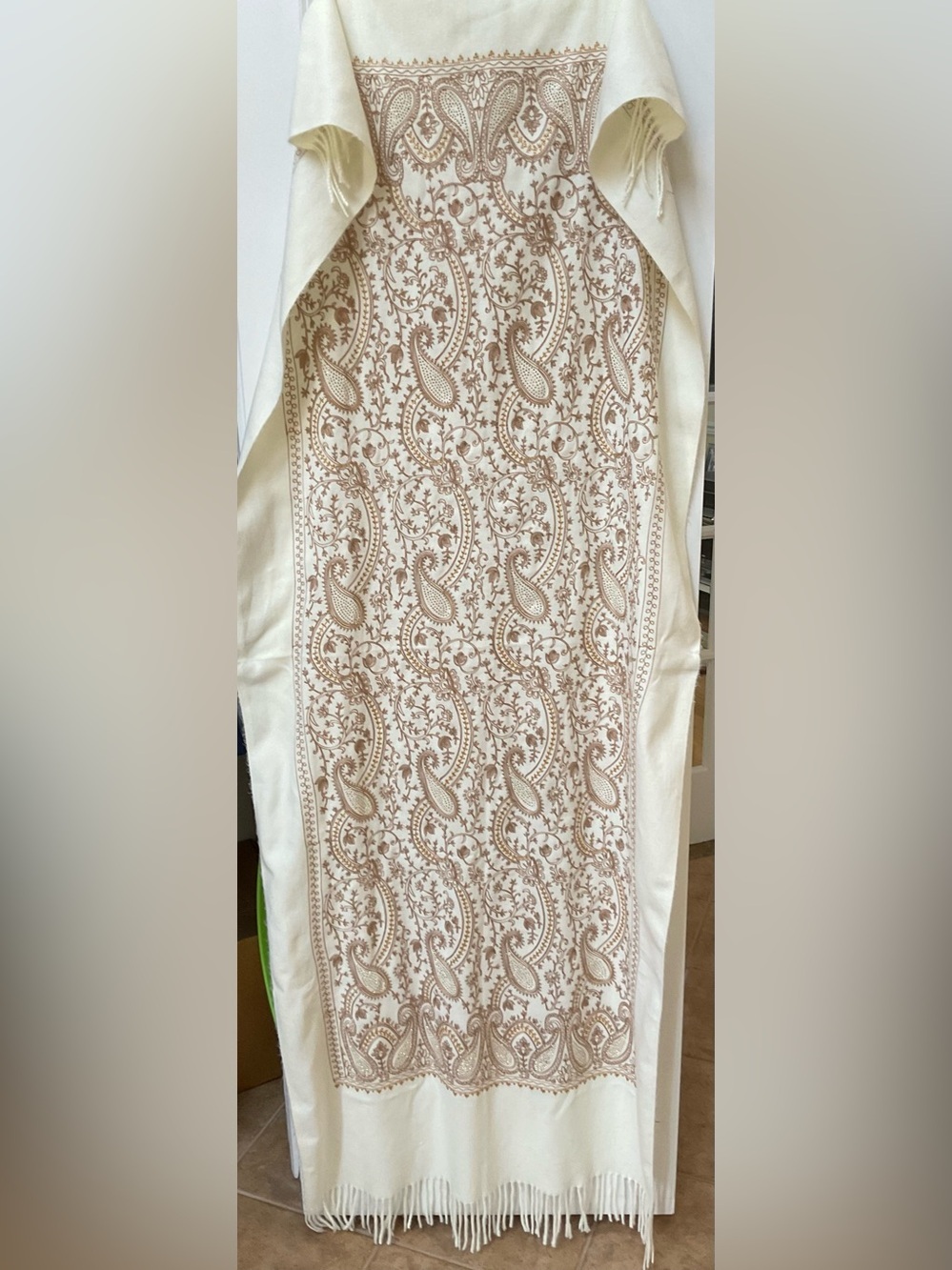 Embroidered Shawl Scarf Wrap